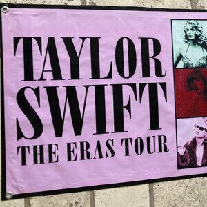 Official Taylor Swift Eras Tour Concert Stadium Vinyl Banner Poster 54 3/4"